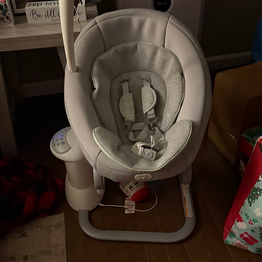 Gray Baby Swing